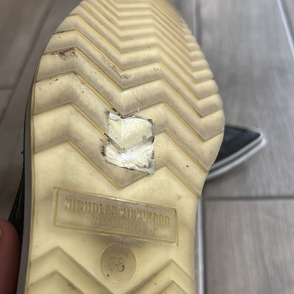 Nicholas Kirkwood Alona Microsole Laser-Cut Loafer Sneaker Flats US7 EU38 - Picture 7 of 7